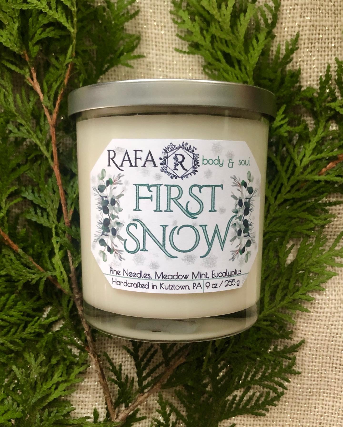 First Snow 9 oz Candle