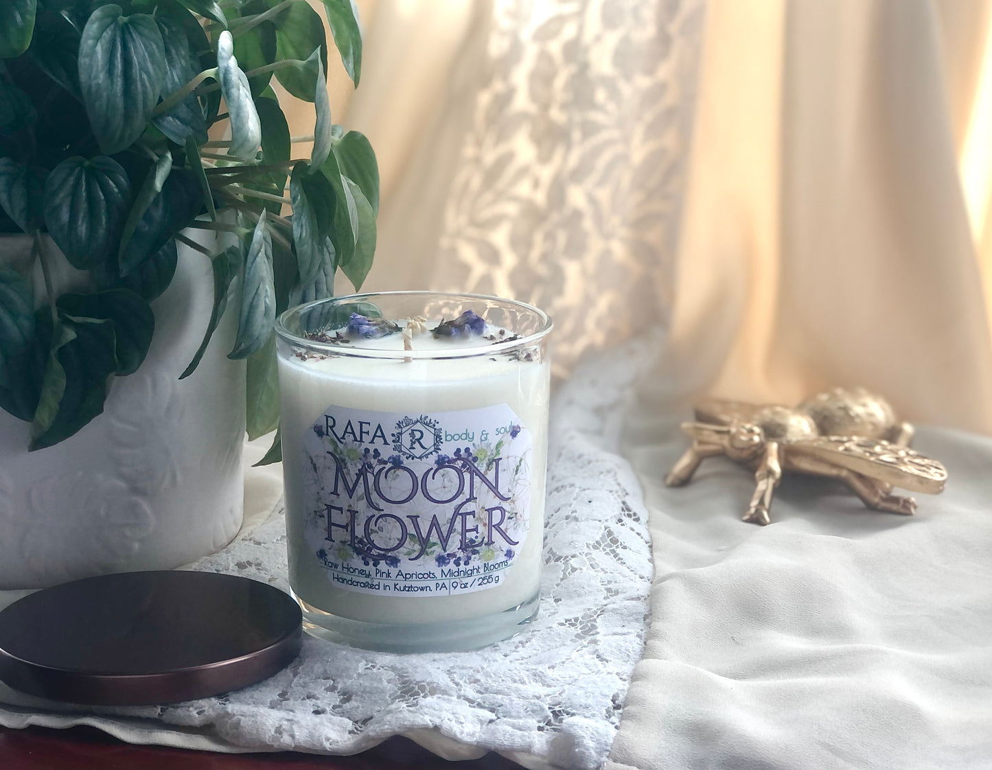 Moon Flower Candle
